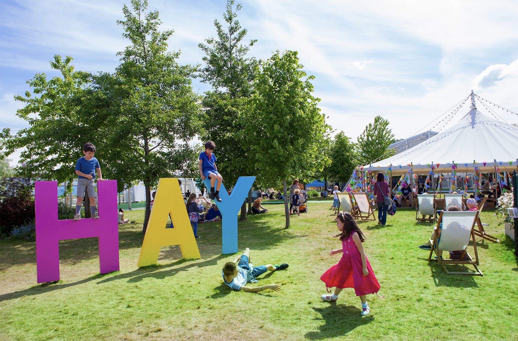 Hay Festival Giant Letters
