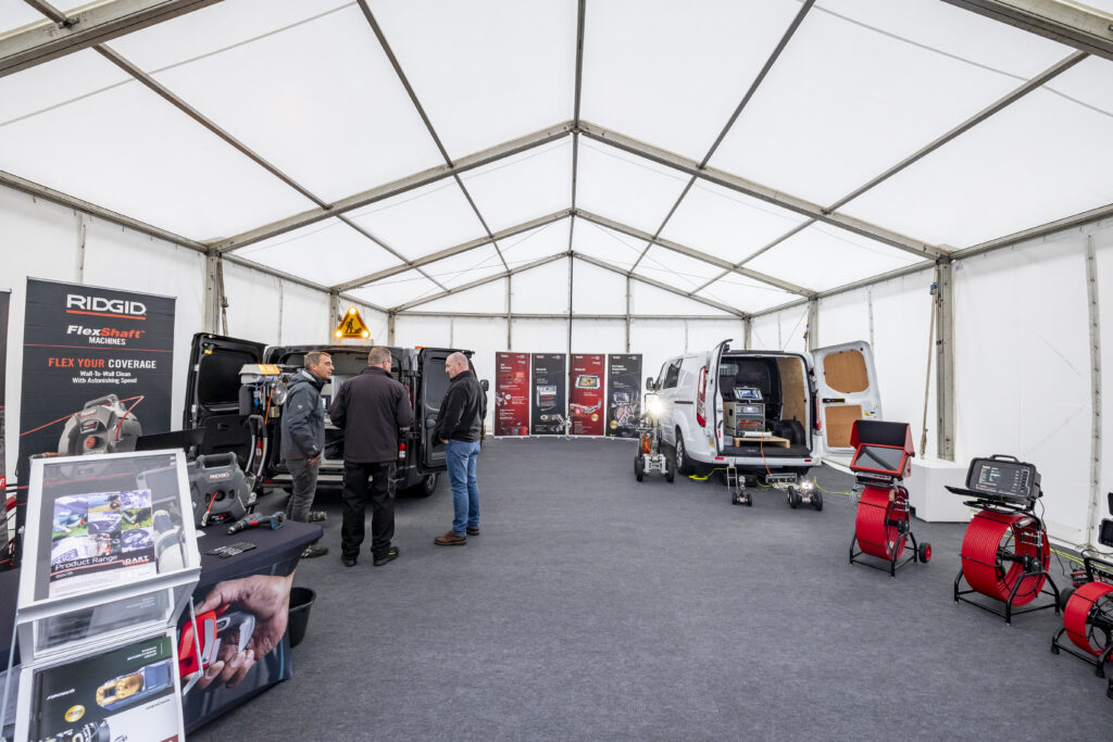 No-Dig Live 2024, trenchless drilling systems and specialist surveying equipment exhibition.