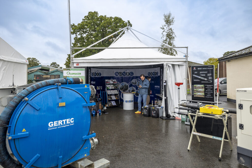 No-Dig Live 2024, trenchless drilling systems and specialist surveying equipment exhibition.