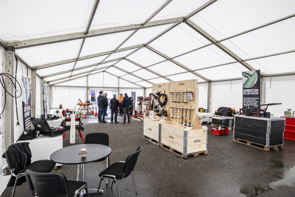 No-Dig Live 2024, trenchless drilling systems and specialist surveying equipment exhibition.