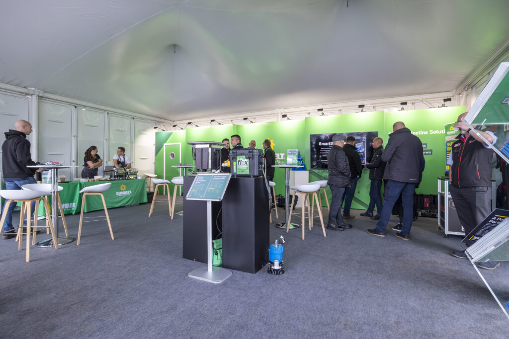 No-Dig Live 2024, trenchless drilling systems and specialist surveying equipment exhibition.