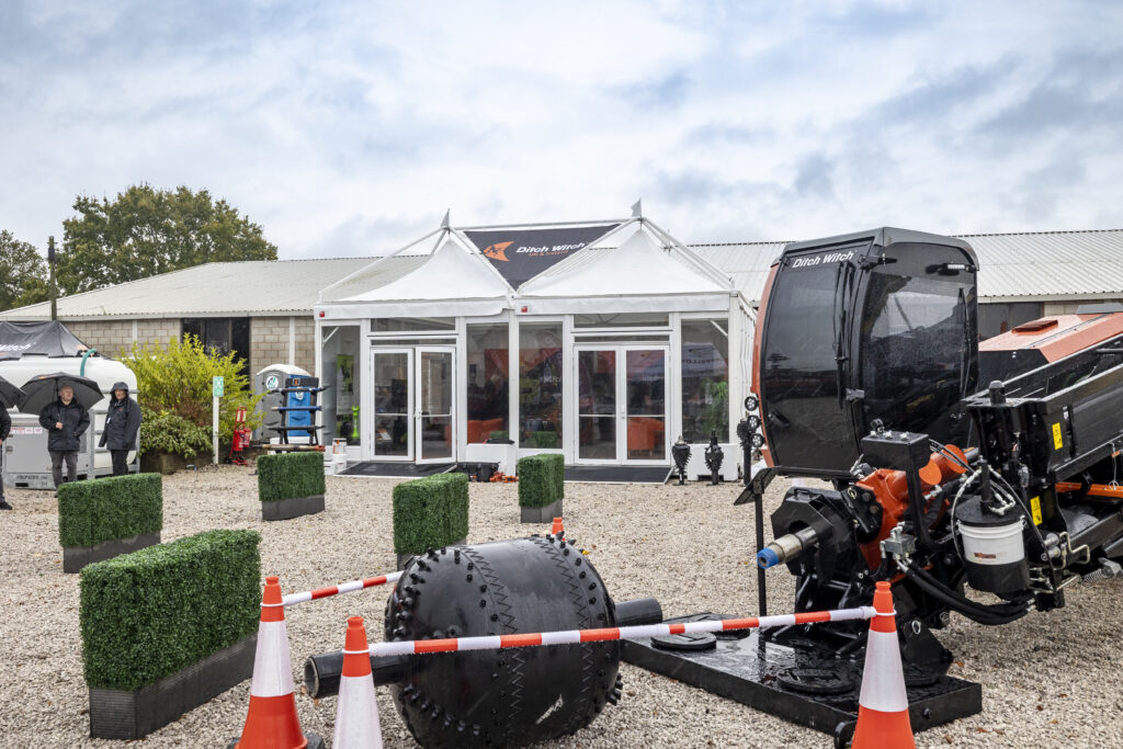 No-Dig Live 2024, trenchless drilling systems and specialist surveying equipment exhibition.
