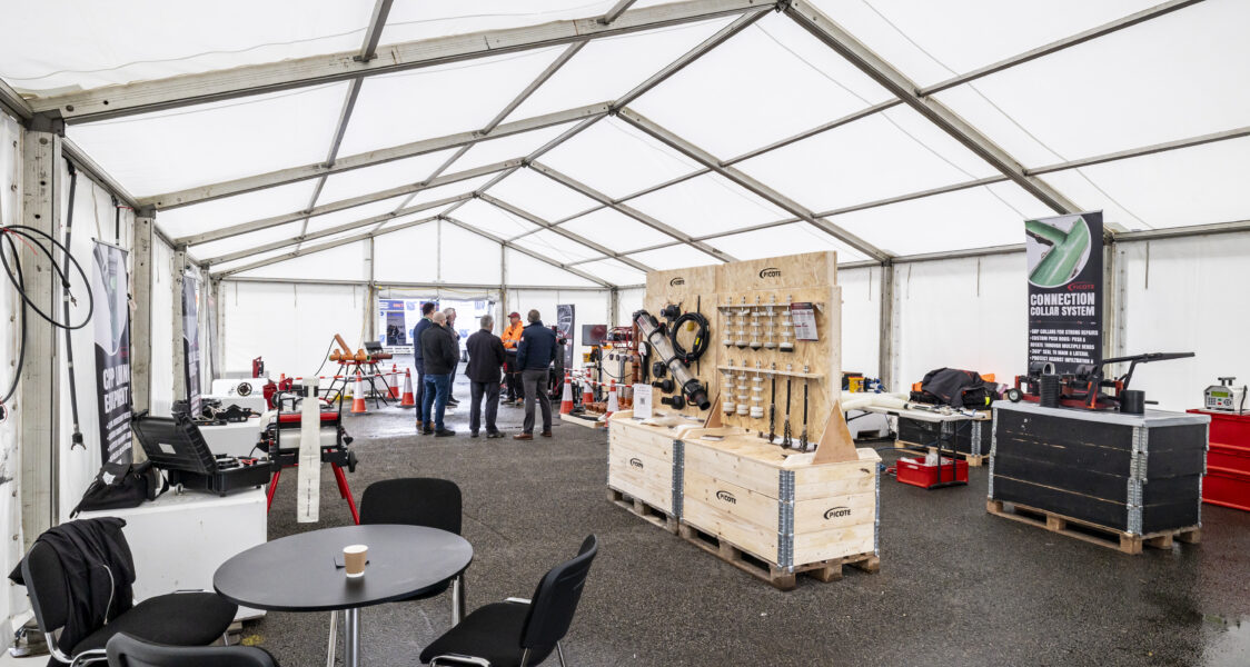 No-Dig Live 2024, trenchless drilling systems and specialist surveying equipment exhibition.