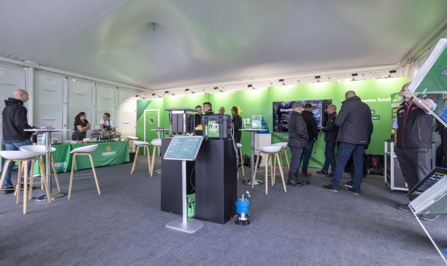 No-Dig Live 2024, trenchless drilling systems and specialist surveying equipment exhibition.
