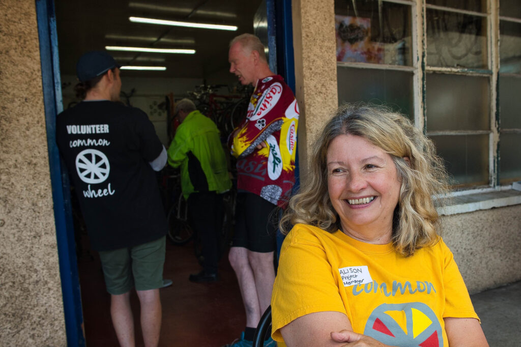 Reopening day at Common Wheel's Bridgeton workshop, supported by GL events UK