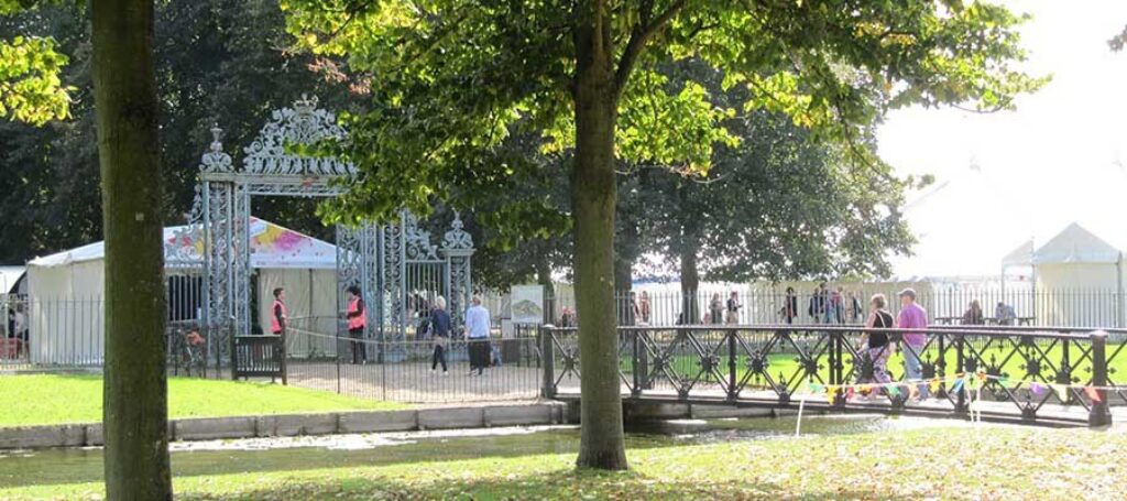 Marquees for art and craft fairs, supplied by GL events UK