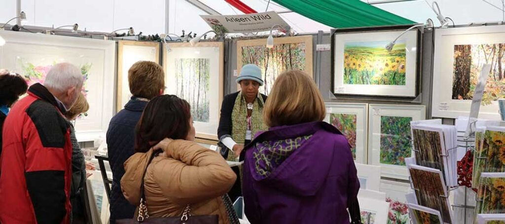 Marquees for art and craft fairs, supplied by GL events UK