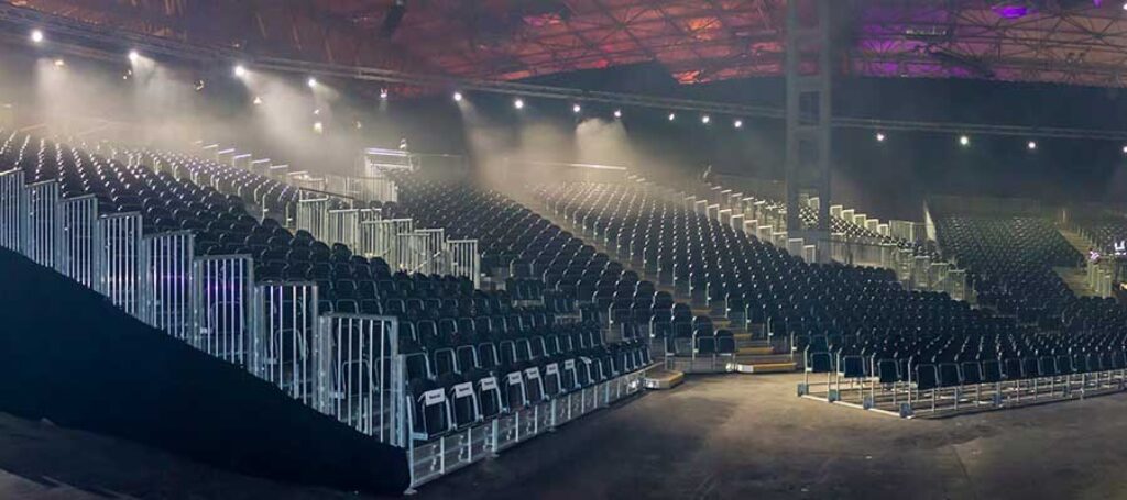 Event seating supplied by GL events UK