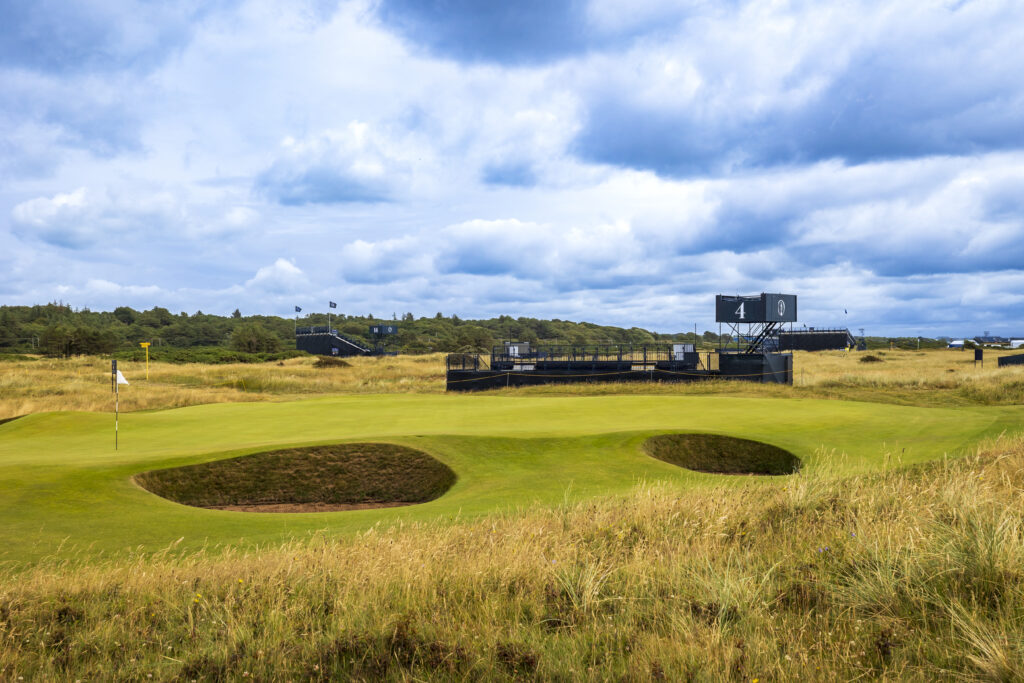 Standing Platform at Royal Troon, for the R&A Open Championship. Designed and delivered by GL events UK.