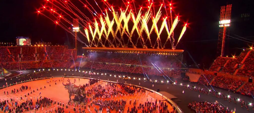Overlay provided by GL events UK for the Birmingham Commonwealth Games 2022