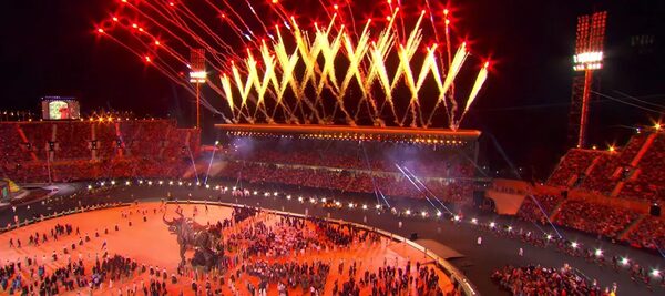 Overlay provided by GL events UK for the Birmingham Commonwealth Games 2022