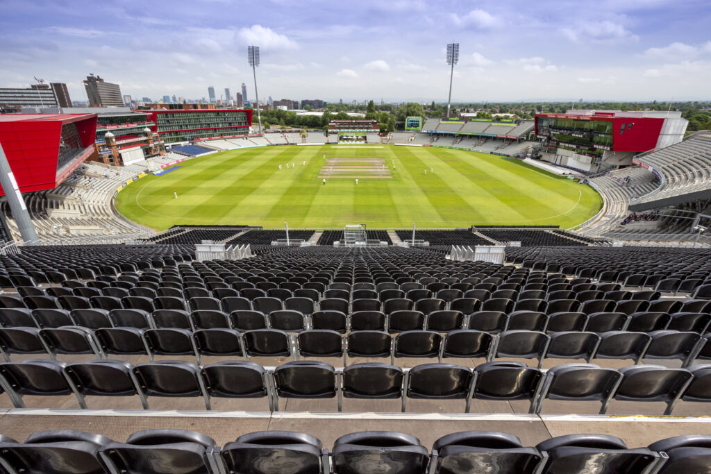 Additional seating at Lancashire County Cricket Club, provided by GL events UK