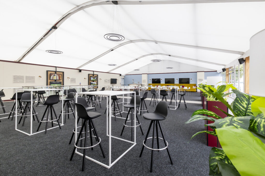 Double Deck marquee hospitality at Villa Park - Aston Villa FC