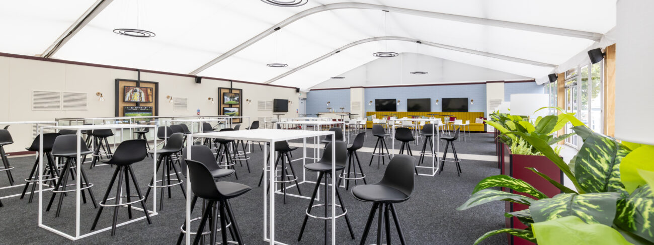 Double Deck marquee hospitality at Villa Park - Aston Villa FC