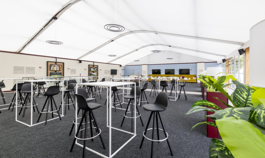 Double Deck marquee hospitality at Villa Park - Aston Villa FC