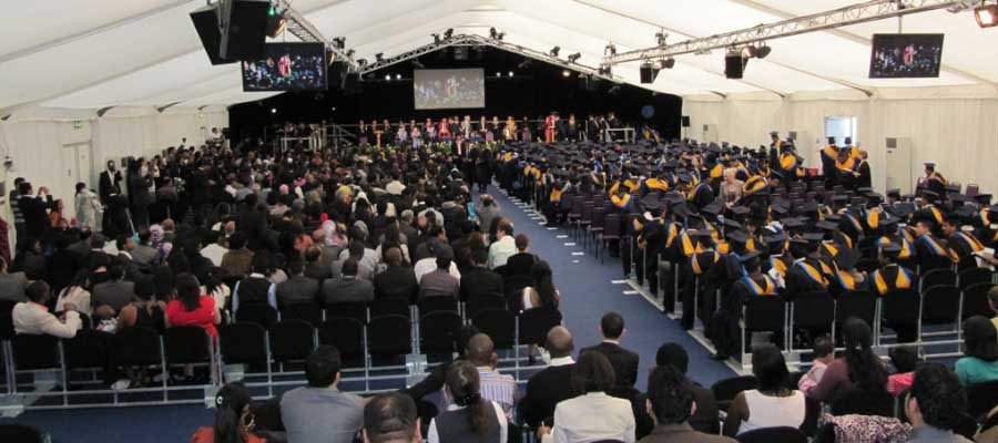 Conferences Graduations Structure Marquee Seating