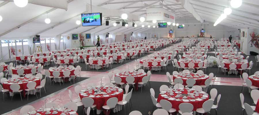 Football Matchday Hospitality Temporary Structure