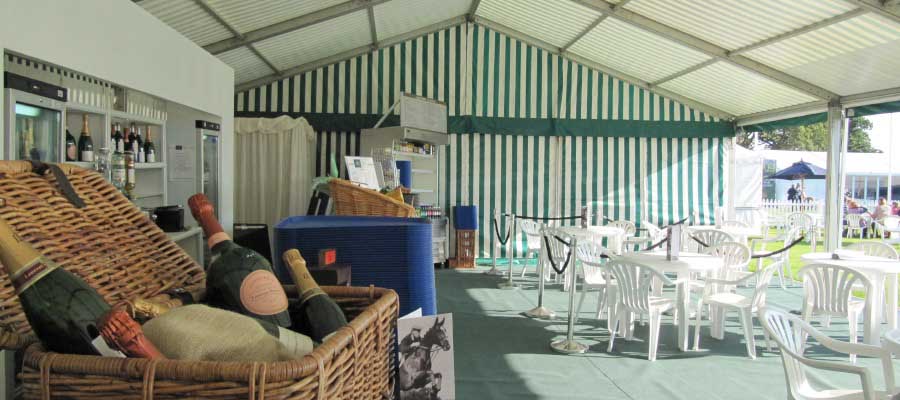 Horse Racing and Equestrian Marquee Temporary Catering Retail Unit
