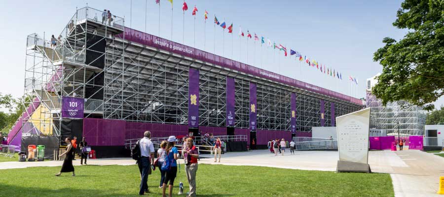 Olympics and Athletics Temporary Grandstand Construction