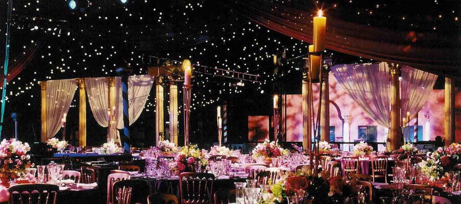 Parties and Celebrations Themed Event Blackout Bespoke Marquee