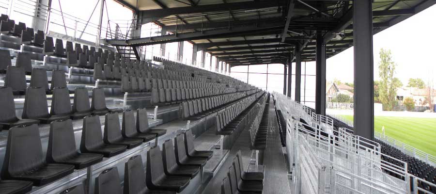 Rugby Stadium Construction Tiered Seating