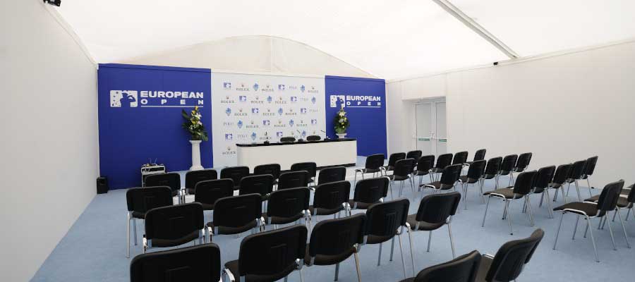 Sporting Events Golf Temporary Event Structure Media Centre