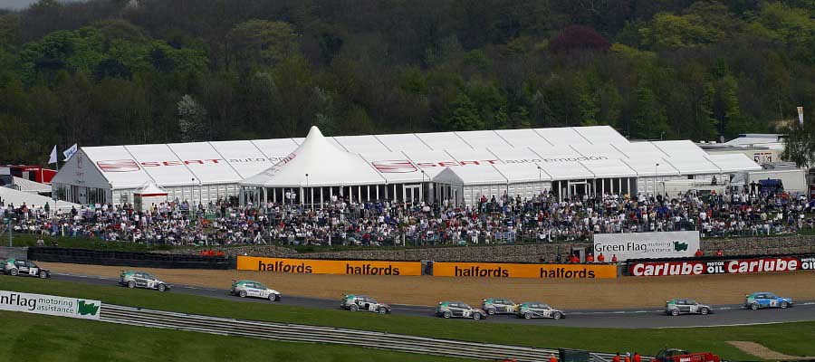 Sporting Events Motorsport Bespoke Temporary Event Structure Branded