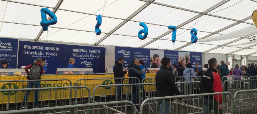 Great North Run Marquee