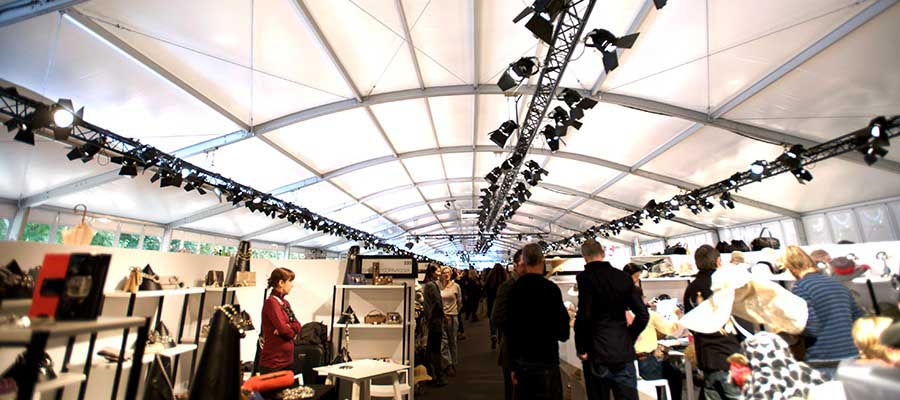 marquees for art and craft fairs